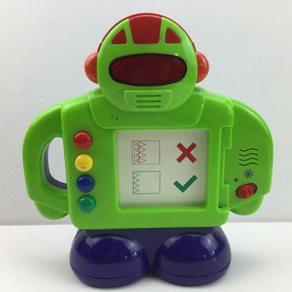 Green Robot Kid Toy Game Educational Learning Math Seasons Time Phonics Sorting - Picture 2 of 12